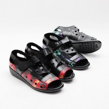아이슈즈 중년 여성 꽃 샌달 85004