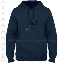 외발수레Angry Unic Tranding 후드 스웨트 셔츠 남성용, 03 Hoodie-Navy_04 XL