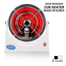 썬히터 근적외선 미니히터 전기난로 난방기 온열기, 화이트, DWH-450