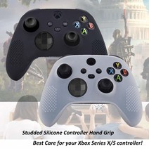 Pandaren Xbox 시리즈 X 컨트롤러용 그립 정품보장, XSX Controller, Black White