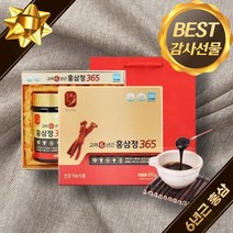 고려 6년근 홍삼정 365 진액 엄마 아빠 시아버지 시어머님 장모님 장인어른 생신 예비 시댁 사돈 첫인사 남자 여자 친구 부모님 할머니 할아버지 환갑 칠순 설 추석 명절 선물, 2개, 480g
