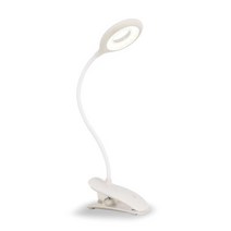 LED USB 충전식 탁상 시력보호 스탠드 조명 스탠드형 클립형 책상 공부 독서등 휴대용, LED USB 스탠드 조명 - 스탠드형, 베이지