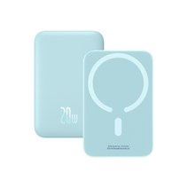 베이스어스 Baseus 맥세이프 무선 보조배터리 20W 6000mAh, 블루