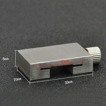 마킹게이지 자 라인 목공 탄소강 눈금자 제한 블록 측정 도구 포지셔너 조정 가능한 스크라이버 마킹 게이지 가제트, CHINA, 20mm, 20mm