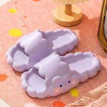 구름실내화 산후조리원슬리퍼 무중력 마카롱 슬리퍼 스마일 청소 말랑말랑 여성 두꺼운 플랫폼 클라우드 디자인 슬리퍼 여름 야외 에바 소프트 플랫폼 리바운드 단독 비치 홈 신발 실내