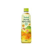 제주 청귤 아이스티 녹차 제로음료 500ml x 24