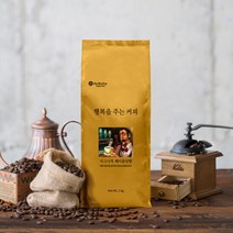 맥널티 행복을 주는 커피 헤이즐넛 분쇄 원두 1kg+여과지 100매, 단품, 단품