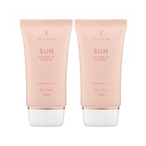 [브이앤코] V&Co 브이 코어텍틴 선 에센스 70g 무기자차 유기자차 선케어 선스틱 선크림 피부과화장품 병원화장품, 톤업 에센스 2개