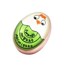 삶은 계란 타이머 수지 끓는 계란 온도계 온도 관찰자 부엌 기기, 녹색, 병아리, 1개