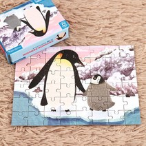 황제펭귄 48피스 미니퍼즐 4세이상, 단품, 단품