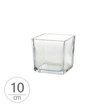 ♪앵콜상품♬♩ 유리화분 화병 정사각 수반 유리 꽃병 인테리어 화분 SH10x10x10 (IH!C†)