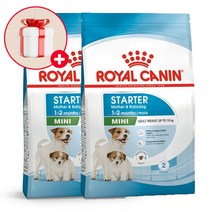 우리펫몰 로얄캐닌 미니 스타터 마더&베이비독 2kg (1kg+1kg), 단품, 단품