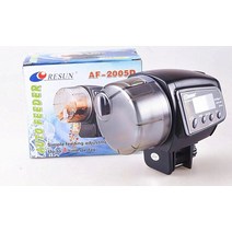 어항 수조 자동 물고기 먹이 밥 안심 급식 급여기 resun af-2005d 급지대, 하얀, l