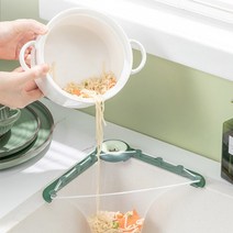 싱크대 봉투걸이 음식물쓰레기 통 배수구망 쓰레기망, 1-싱크대망-거름망50P