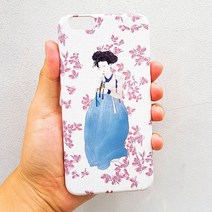우리일쌍 터프케이스 신윤복 미인도 패턴 케이스 명화 케이스 (3508598), 아이폰XS Max