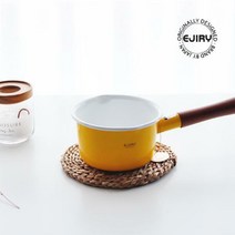 에지리법랑냄비, 옐로우, 14cm 밀크팬