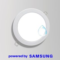 LED 다운라이트 매입등 6인치 방습등 삼성칩 국산 KC인증 15W, 전구색(노란빛)