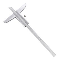 0-150mm 깊이 버니어 캘리퍼 마이크로미터 게이지 측정 공구 0.02mm 해상도 목공 측정 공구 깊이 캘리퍼 측정, 1