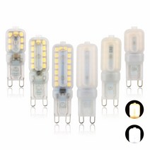 전조등 전구 G9 LED 조도 가능 ac110 V 220V 전구 5W 웜 화이트 쿨 램프 지사 교체 전통적인 할로겐 조명, 02 Cool White_01 그렇습니다, 10 9W 110V Transparent