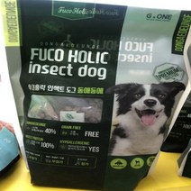 후코홀릭 인섹트 도그 동애등에 사료 1kg, 없음