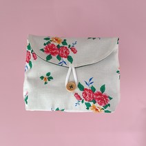 [DIY키트 패키지] 봉투파우치 화장품 파우치 만들기 파우치백 생리대파우치 (동영상설명), 코스모스