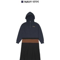 NC청주 아키클래식 테니스 클럽 후드 원피스 네이비 AKAKFWO01