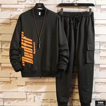 가바바 남성 빅사이즈 긴팔 트레이닝복 쨍한 색감의 트레이닝복 세트 5XL까지 G59340