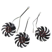 컴퓨터부품 VGA 팬 사파이어 Radeon RX 5600 XT 펄스 프로 그래픽 카드 냉각 4 핀/3 핀, [03] D