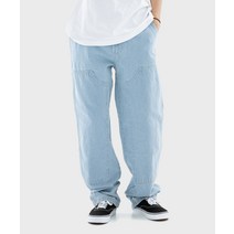 디키즈 매디슨 더블니 루즈핏 데님 팬츠 바지 빈티지 블루