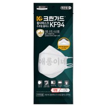 유한킴벌리 크린가드황사마스크수프림[(흰색)KF94(대형)1매], 1개, 1매입