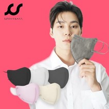 kf94 새부리형 김국산 마스크 씬핏 3중마스크, 그레이-대형, 100매