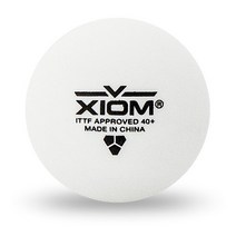 엑시옴 탁구공 브라보 시합구 6입 ITTF 폴리볼, 화이트