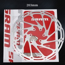 디스크로터 튜닝 브레이크 캘리퍼 패드 SRAM-자전거 브레이크 로터 160mm 203mm 자전거 센터라인 디스크, 06 203mm With Box