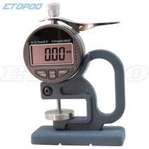 도막두께측정기 자동차 도장 도색 두께 측정기 디지털 스폰지 두께 게이지 12.7mm 스폰지 두께 게이지 0.01, 02 TYPE B