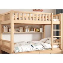 우드 이층 침대 자녀방 형제 자매 쌍둥이 민박 침실, (침대+더블 서랍) 800mmx1900mm