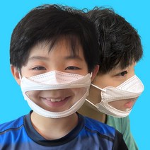 특허제조사 나라장터 혁신제품선정 공기관 우선구매 기업 입 전체 보이는 투명 립리딩 아동용, K(아동용)화이트