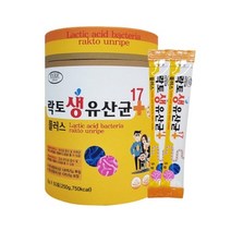 세종바이오팜 락토 생유산균 17플러스 프로바이오틱스 3개 생유산균17종함유 신바이오틱스 프락토올리고당 장건강, 3통, 5gx50포