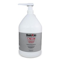 Sun X 30+ SPF 오일 프리 자외선 차단 로션 (펌프가 있는 3.8L(1갤런) 차단제 - 파라벤 옥시벤존 화이트 캐스트 광범위한 스펙트럼(UVA/UVB UVB) 보호 80분