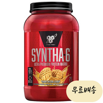 BSN 신타6 피넛버터쿠키 2.91lb 웨이프로틴 단백질 보충제 1.32kg, 1개