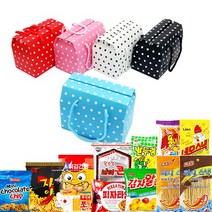 다이써 추억소환 땡땡이 간식박스 꾀돌이 과자 쫀드기 추억의 건빵 밭두렁 과자 간식세트 박스과자 답례품, 1박스(박스 색상 랜덤), 추억의 간식박스