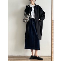 캐주얼슈트코디 점주 자 남기다 추우천 건 아스팔트 트렌치코트 가을 심플 캐쥬얼 하프기장 정장 여성 2662112248