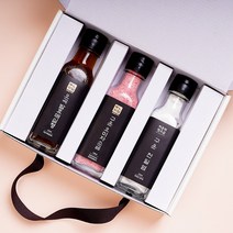 청실 홍실 3조세트 / 무농약쌀로 만든 천연발효식초 발효매실청 구운천일염 소금답례품 / 돌잔치 조문 장례 결혼 웨딩답례품, 함초+파인애플+참기름