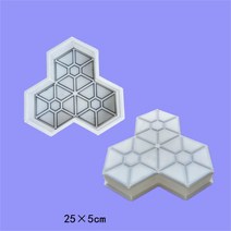 벽돌 몰드 디딤돌 금형 도구 정원 장식 시멘트틀 보도블럭, 1-25x25x5
