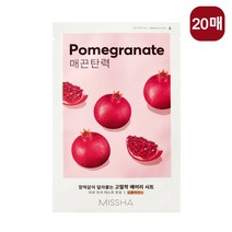 [미샤][20매] 에어리 밀착 시트마스크 (석류), 단품