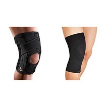 Zamst (ZAMST) EK-5 무릎 무릎 서포터 좌우 겸용 스포츠 전반 일상 생활 L 사이즈 372003 & 무릎 무릎 얇은 서포터 보디 메이트 (BODYMATE) 좌우 겸용 스포츠 전반 일상 생활 L 사이즈 380003 [세트 구입]