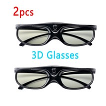 VR 헤드셋 기기 게임 안경 기계 글래스 2pcs 액티브 셔터 96-144hz 충전식 3d 범용 xgimi z3z4z6h1 너트 g1p2 benq acer 및 dlp 링크, 씨엔, 1개