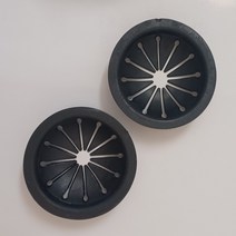음식물처리기 싱크대 고무패킹 마개 80mm, 2개입