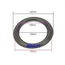 ghxamp 2pcs 스피커 폼 수리 접는 가장자리 링 서브우퍼 스피커 수리 액세서리 diy 5 인치 6.5 인치 8 인치 10 12 인치