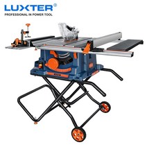 테이블쏘 전동톱 전기톱 LUXTER 10 인치 목공 테이블은 접이식 스탠드와 함께 톱을 보았다 절단, 한개옵션0