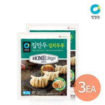 [청정원] 호밍스 집만두 김치두부 400gx2개(번들) x 3개, 400g, 1세트